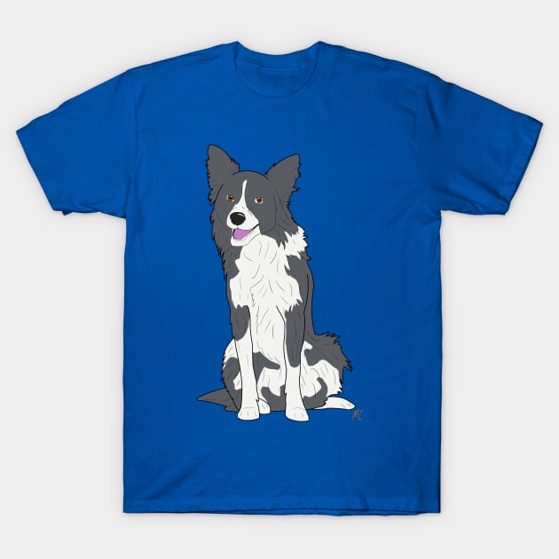 Border Collie T-Shirt by AMCArts